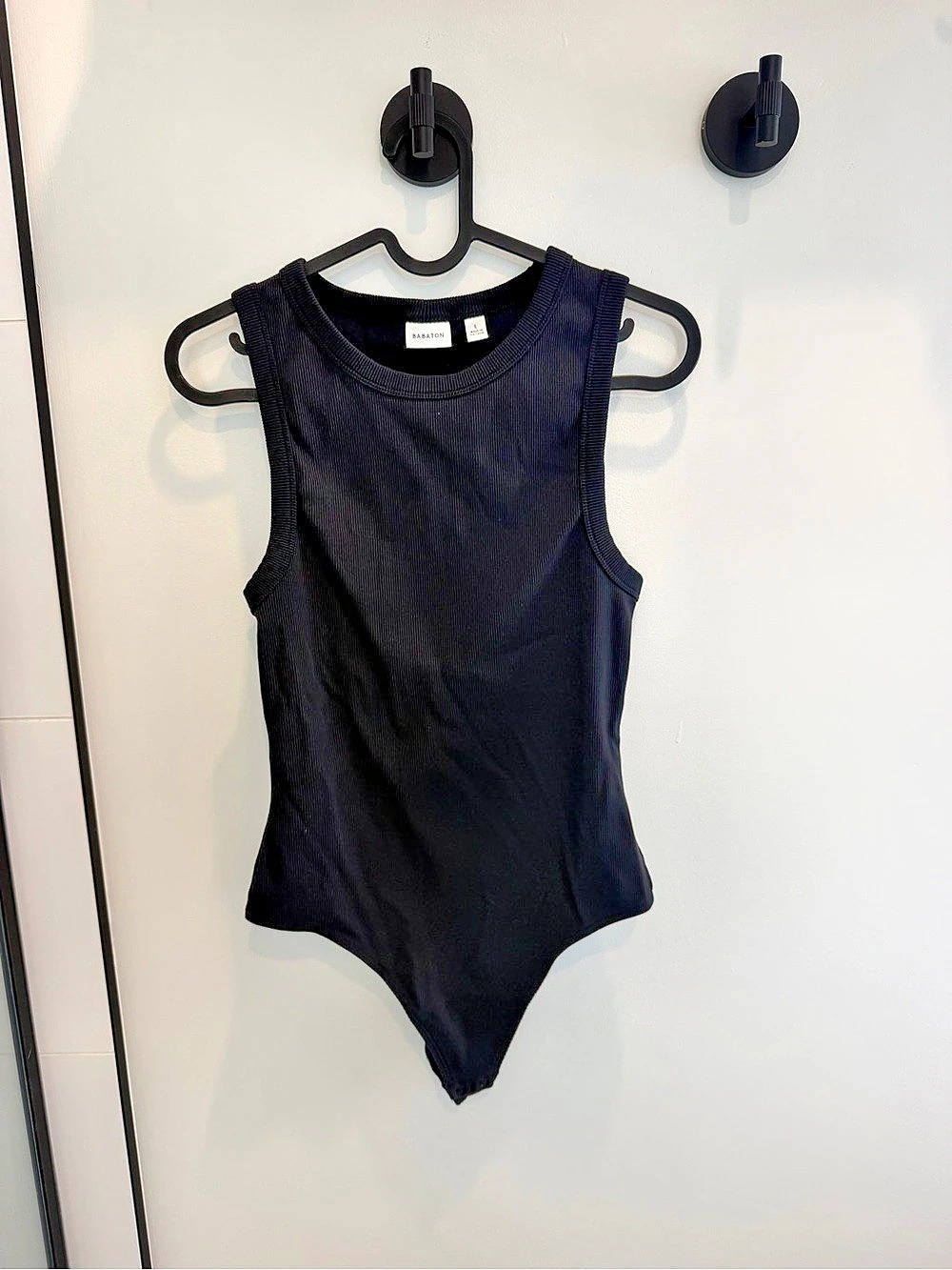 Babaton Black bodysuit